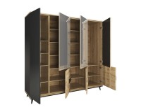 ETNA wardrobe with seven doors, right, 220 cm