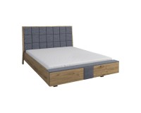 ETNA bed 160x200 cm with a tall headboard