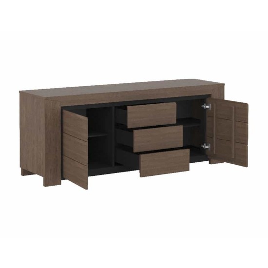 SEMPRE chest with two doors and three drawers, 187 cm