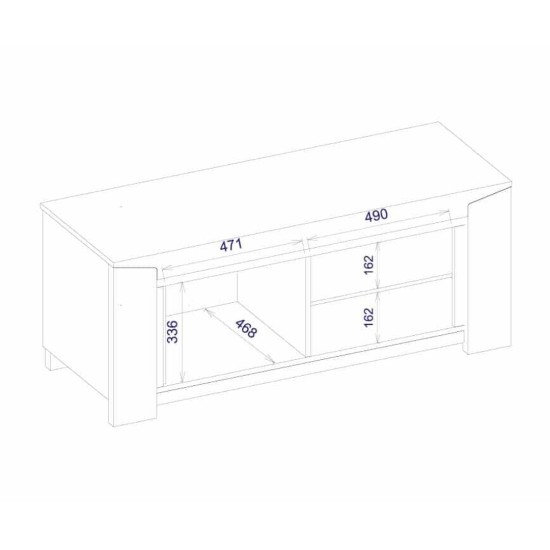 SEMPRE TV unit, 136 cm