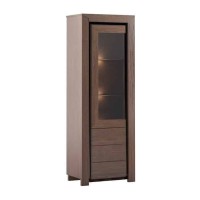 SEMPRE single display cabinet with lighting, left, 69 cm