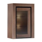 SEMPRE hanging display cabinet with lighting, right, 69 cm