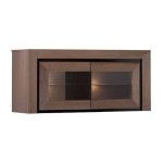 SEMPRE hanging display cabinet with lighting, 132 cm