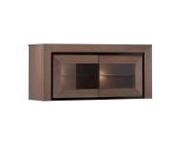 SEMPRE hanging display cabinet with lighting, 132 cm