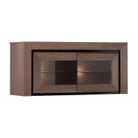 SEMPRE hanging display cabinet with lighting, 132 cm