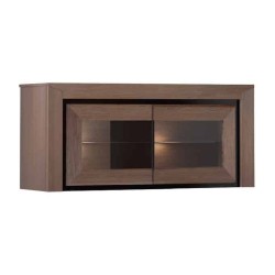SEMPRE hanging display cabinet with lighting, 132 cm