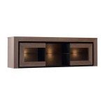 SEMPRE hanging display cabinet with lighting, 187 cm