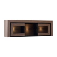 SEMPRE hanging display cabinet with lighting, 187 cm
