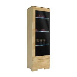 ROSSANO single display cabinet, left, 61 cm