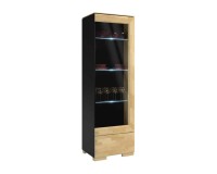 ROSSANO single display cabinet, right, 61 cm
