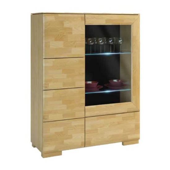 ROSSANO bar cabinet with a display section, 102 cm ROSSANO bar cabinet with a display section, 102 cm