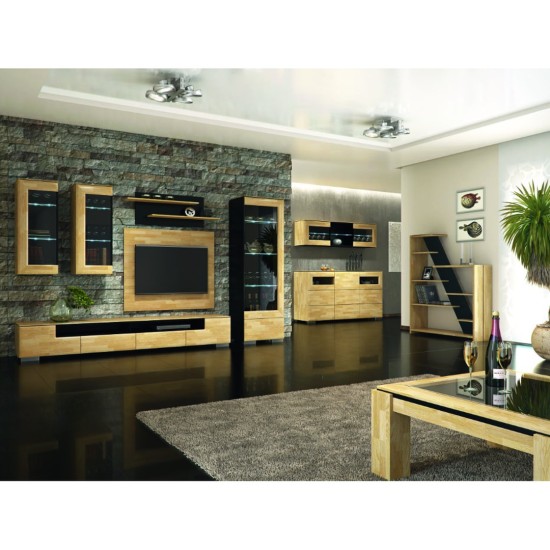 ROSSANO bar cabinet with a display section, 102 cm ROSSANO bar cabinet with a display section, 102 cm