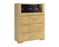 ROSSANO bar cabinet with a glass top, 102 cm ROSSANO bar cabinet with a glass top, 102 cm