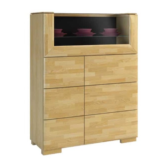 ROSSANO bar cabinet with a glass top, 102 cm ROSSANO bar cabinet with a glass top, 102 cm