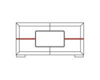 ROSSANO chest with two doors, 122 cm ROSSANO chest with two doors, 122 cm