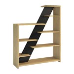 ROSSANO shelving unit with six shelves, 120 cm