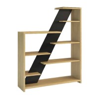 ROSSANO shelving unit with six shelves, 120 cm