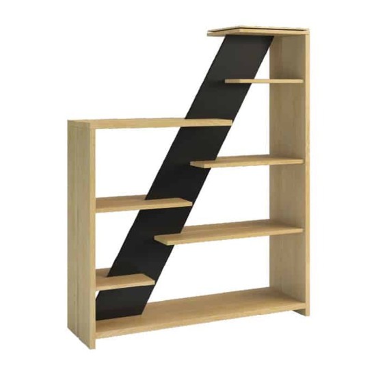 ROSSANO shelving unit with six shelves, 120 cm