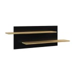 ROSSANO two tier wall shelf, 122 cm