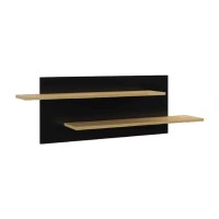 ROSSANO two tier wall shelf, 122 cm