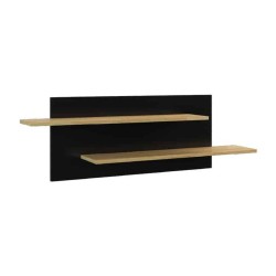 ROSSANO two tier wall shelf, 122 cm