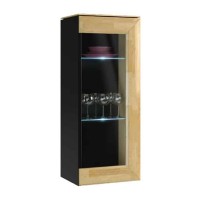 ROSSANO hanging display cabinet with lighting, right, 41 cm