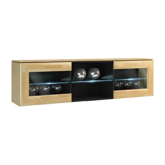 Витрина навесная с подсветкой ROSSANO, 182 см Витрина навесная с подсветкой ROSSANO, 182 см