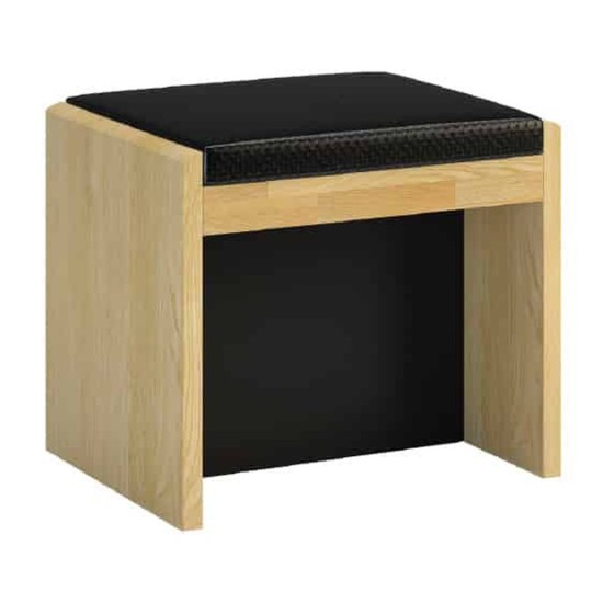 ROSSANO stool with an upholstered seat