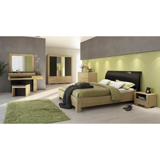 ROSSANO bed 160x200 cm with a curved headboard ROSSANO bed 160x200 cm with a curved headboard