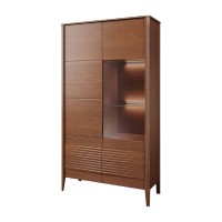 TANGO dual display cabinet with the glass door on the left, 111 cm