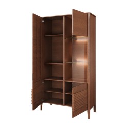TANGO dual display cabinet with the glass door on the left, 111 cm TANGO dual display cabinet with the glass door on the left, 111 cm