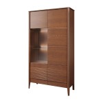 TANGO dual display cabinet with the glass door on the right, 111 cm