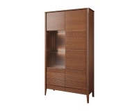 TANGO dual display cabinet with the glass door on the right, 111 cm