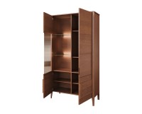 TANGO dual display cabinet with the glass door on the right, 111 cm