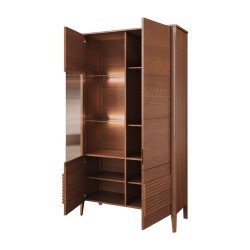 TANGO dual display cabinet with the glass door on the right, 111 cm TANGO dual display cabinet with the glass door on the right, 111 cm