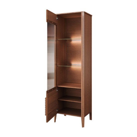 TANGO single display cabinet with lighting, left, 60 cm