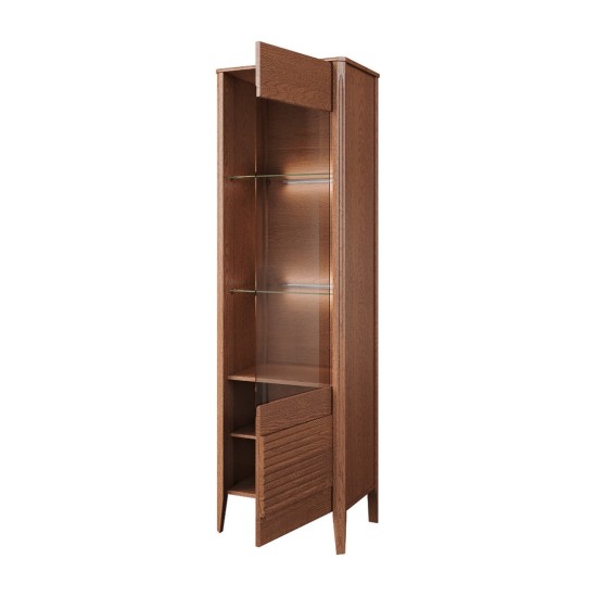 TANGO single display cabinet with lighting, right, 60 cm