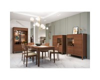 TANGO single display cabinet with lighting, right, 60 cm