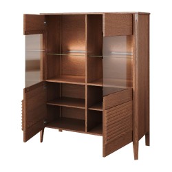 TANGO low display cabinet with lighting, 111 cm TANGO low display cabinet with lighting, 111 cm