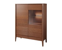 TANGO bar cabinet with a display section, left, 111 cm
