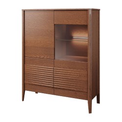 TANGO bar cabinet with a display section, left, 111 cm TANGO bar cabinet with a display section, left, 111 cm