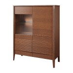 TANGO bar cabinet with a display section, right, 111 cm