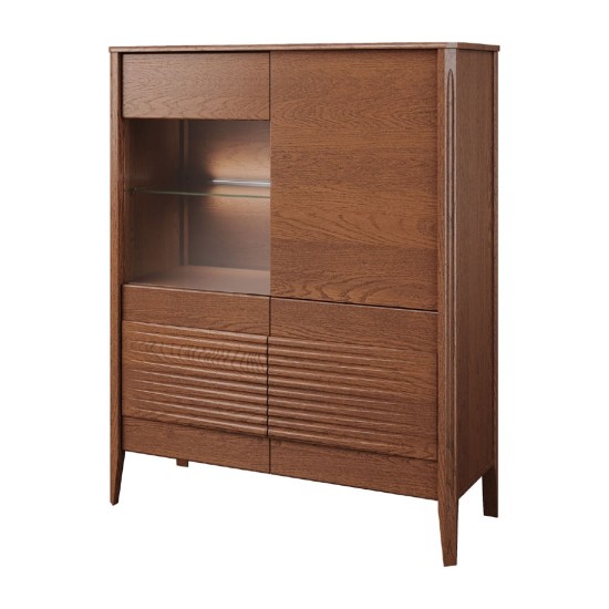 TANGO bar cabinet with a display section, right, 111 cm