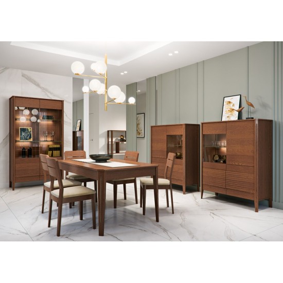 TANGO chest with three doors and lighting, 161 cm