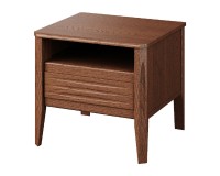 TANGO bedside table with an open niche and a drawer, 50 cm TANGO bedside table with an open niche and a drawer, 50 cm