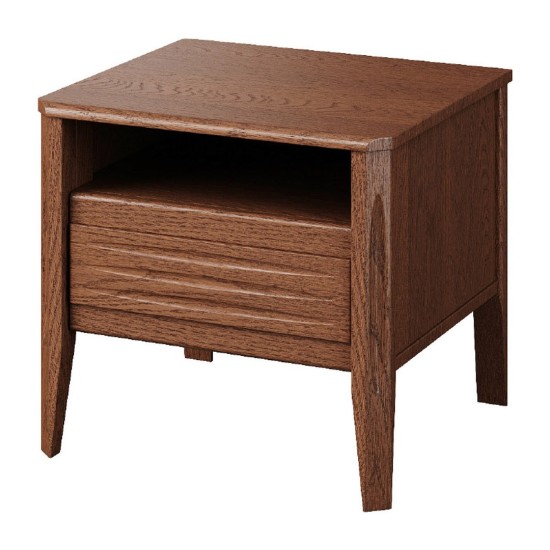 TANGO bedside table with an open niche and a drawer, 50 cm TANGO bedside table with an open niche and a drawer, 50 cm