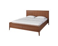 TANGO bed 160x200 cm with a wooden headboard