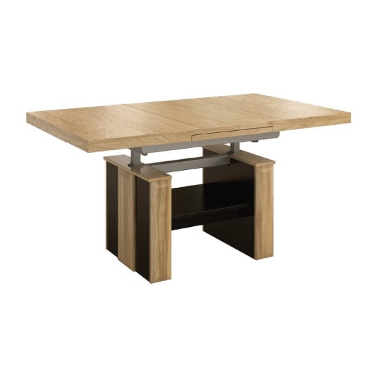 ROSSANO IV transformer table with automatic extension, 130 to 170 cm