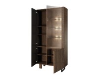 ISLA dual display cabinet with lighting, left, 102 cm