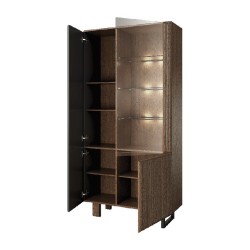 ISLA dual display cabinet with lighting, left, 102 cm